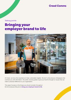 Bringing your employer brand to life - Cover