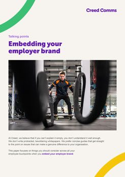 Embedding your employer brand - Cover