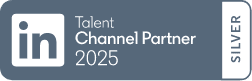 Linkedin Talent channel silver partner 2025 logo