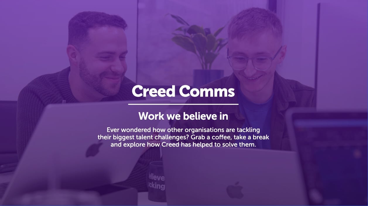 Creed work banner
